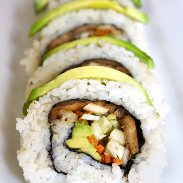 Pom Pom Mushroom Sushi