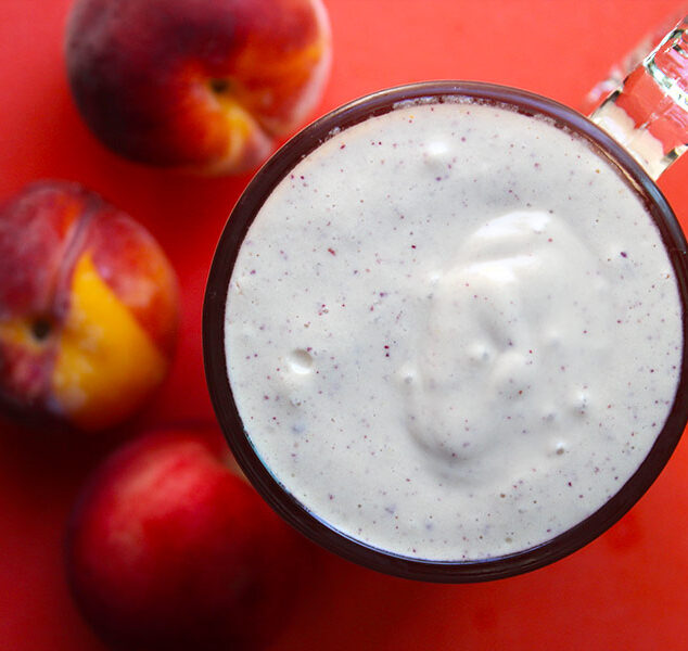 Simple Peaches & Cream Milkshake